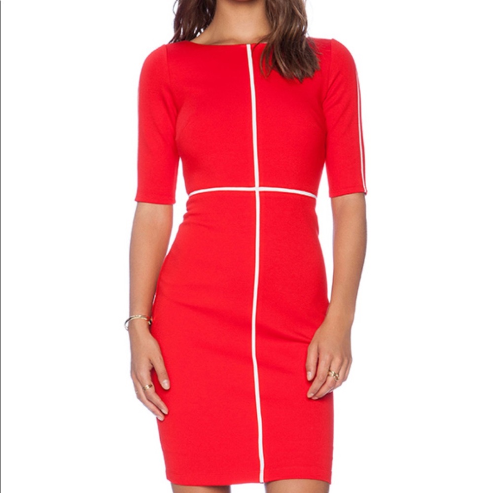 Bailey 44 red crossword dress